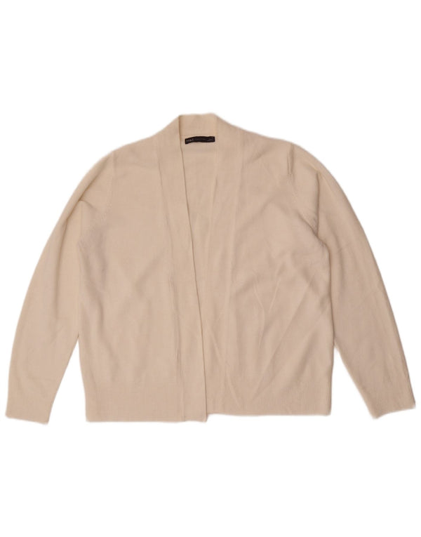 Pulover cardigan deschis pentru femei Marks & Spencer UK 14 Medium White