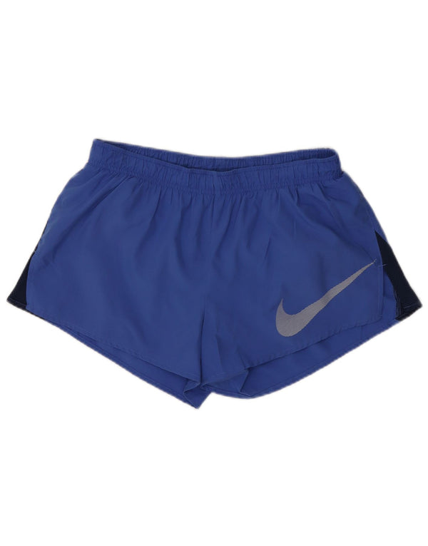 Pantaloni scurti sport Nike pentru femei UK 12 Medium Blue Poliester