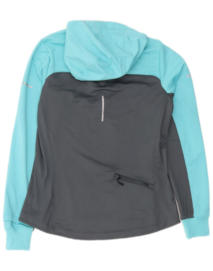 Top de trening Nike Dri Fit, cu glugă, pentru femei UK 16 Large Blue
