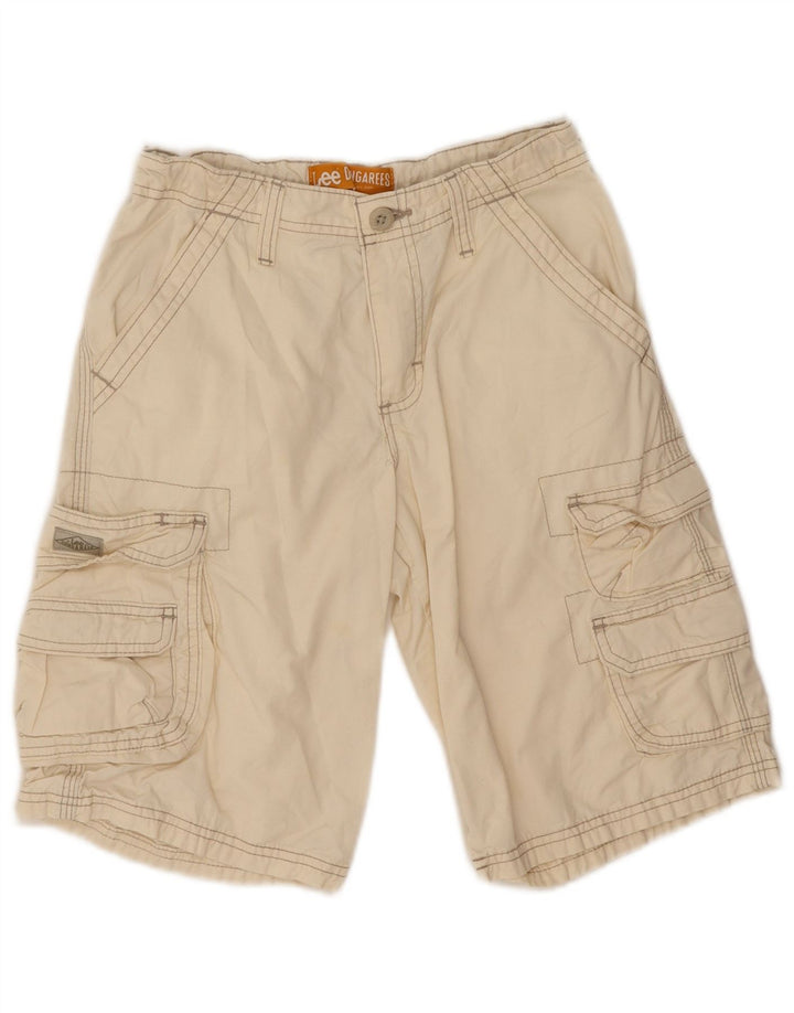 Pantaloni scurți cargo pentru băieți Lee 11-12 ani W24 bumbac bej