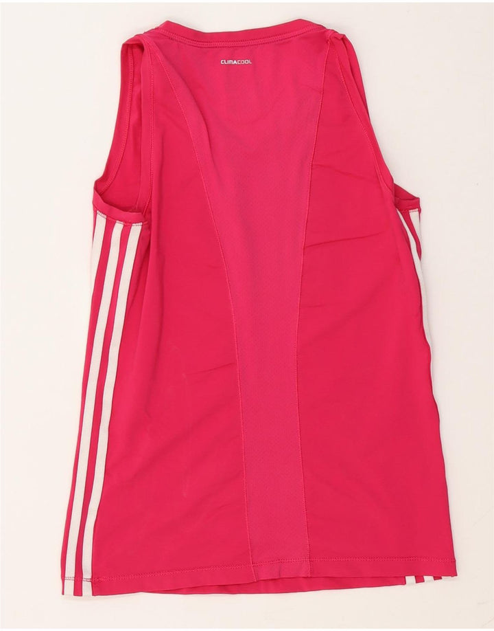 Adidas Climacool Vest Top pentru femei UK 8/10 Small Pink Poliester