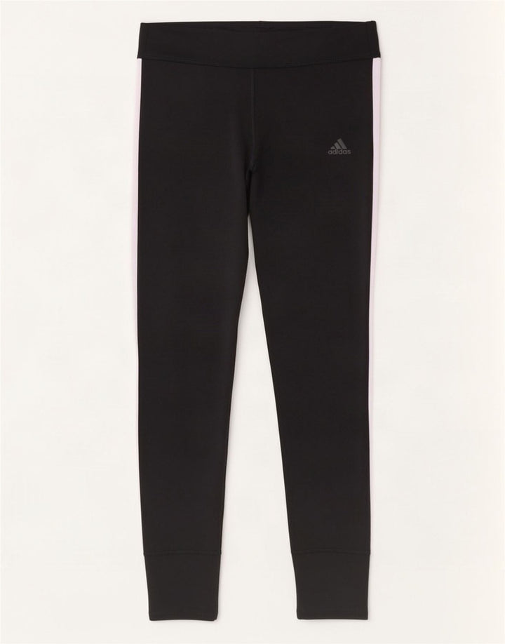 Adidas Climacool Crop Leggings pentru femei UK 12/14 Medium Black Colorblock