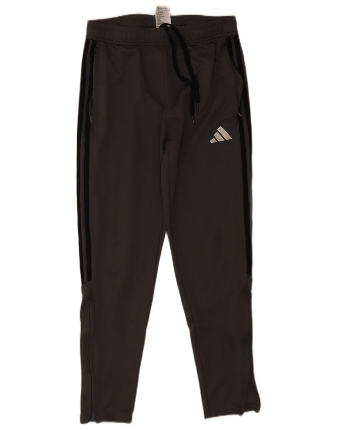 Pantaloni de trening pentru bărbați Adidas, gri mediu, poliester