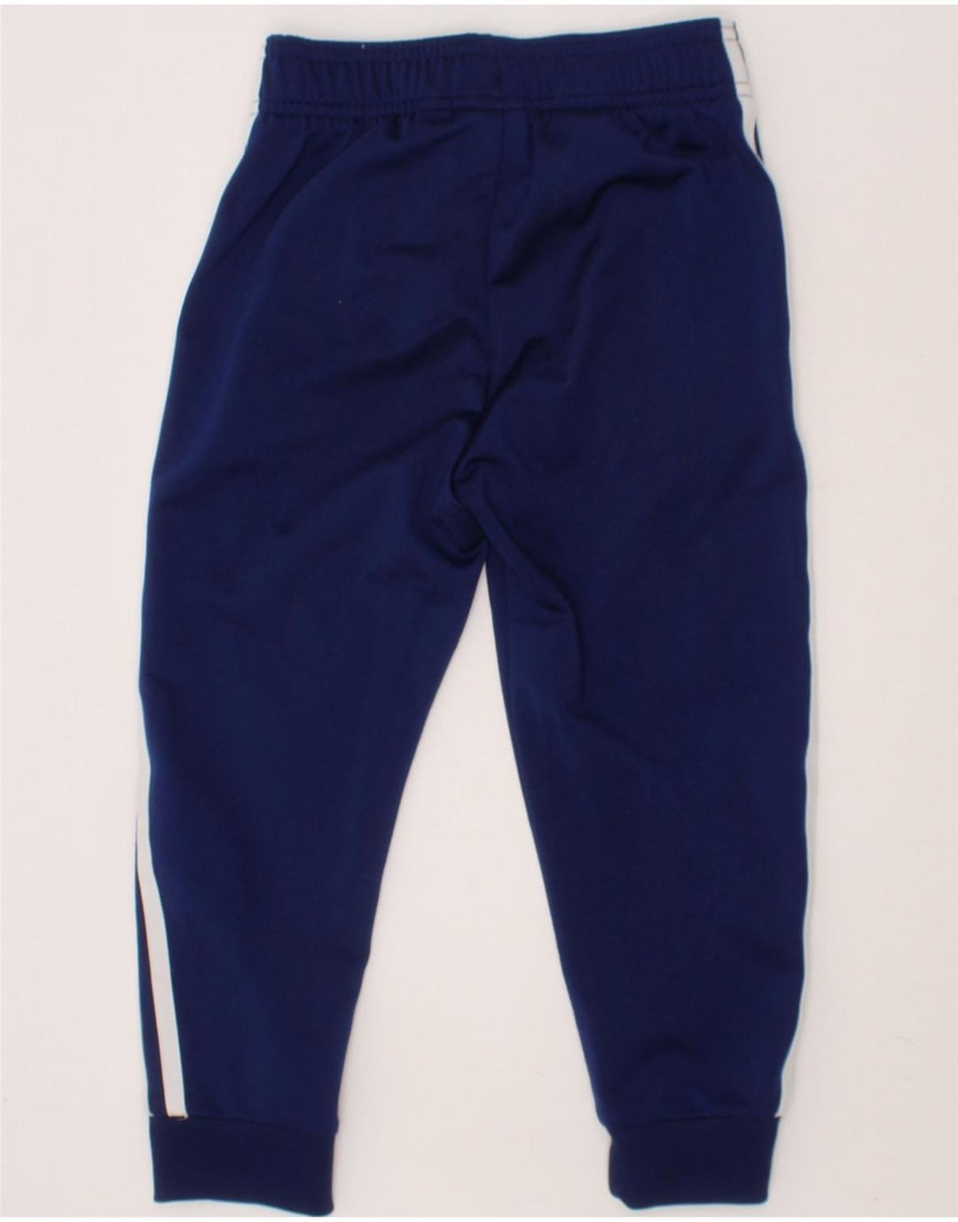 ADIDAS Boys Tracksuit Trousers Joggers 4-5 Years  Navy Blue Polyester Vintage Adidas and Second-Hand Adidas from Messina Hembry 