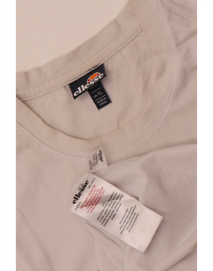 Tricou bărbați Ellesse Top XL Bumbac alb