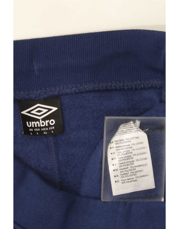 Pantaloni scurți sport Umbro pentru bărbați, mari, albastru, bumbac