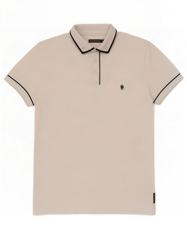 Tricou polo pentru bărbați French Connection, bumbac alb mare