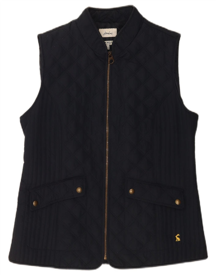 Gilet matlasat pentru femei Joules UK 14, mare, albastru, poliester