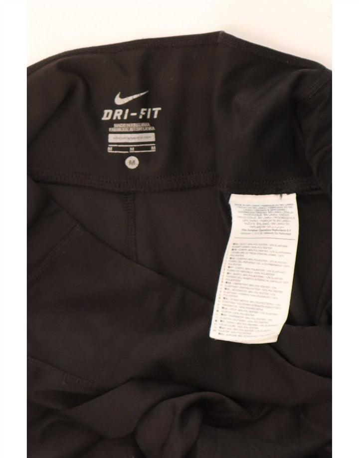 Pantaloni de trening Nike Dri Fit pentru femei UK 14 Poliester mediu negru