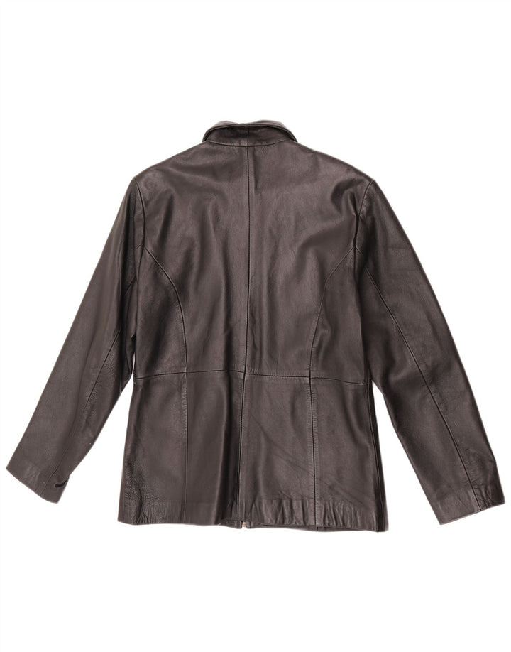 Geacă de piele pentru femei Heeli UK 18 XL din piele neagră