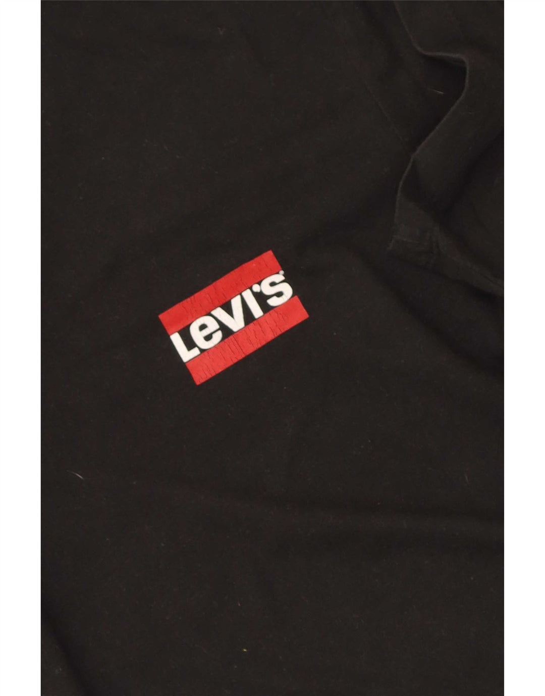 Tricou pentru bărbați Levi's Top mare din bumbac negru