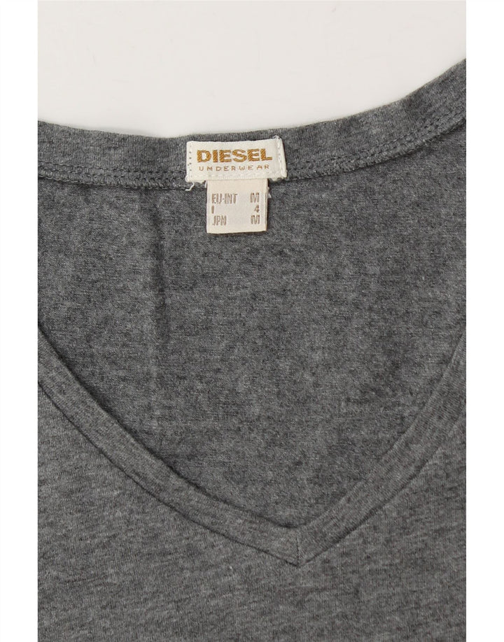 DIESEL Tricou pentru femei Top UK 12 Medium Gri