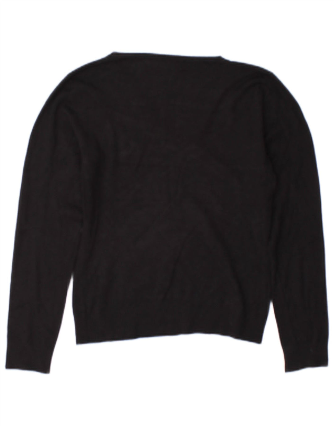 Pulover cu decolteu în V Zara pentru femei UK 12, raion mediu negru