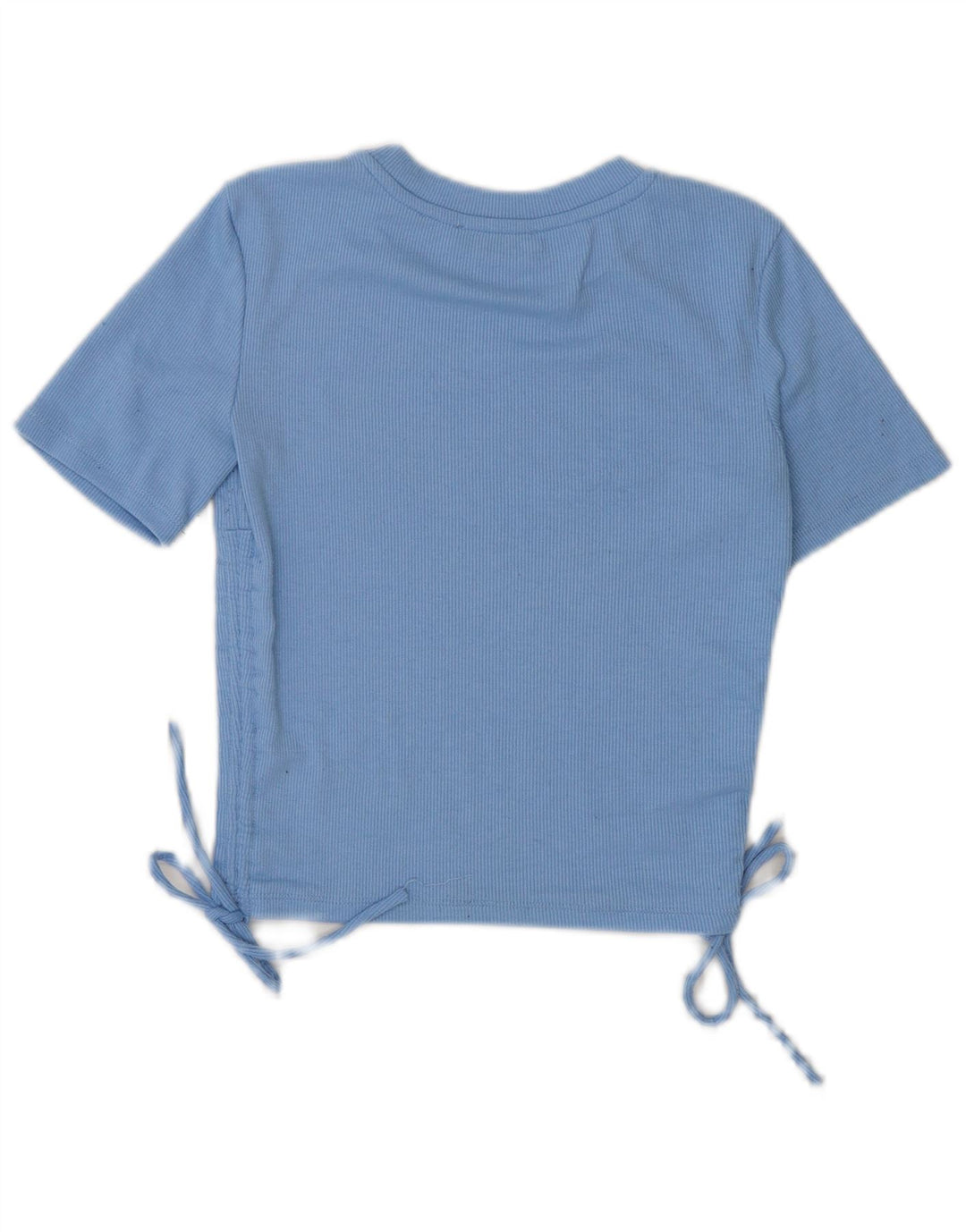 Tricou Crop pentru femei Zara UK 10 Small Blue