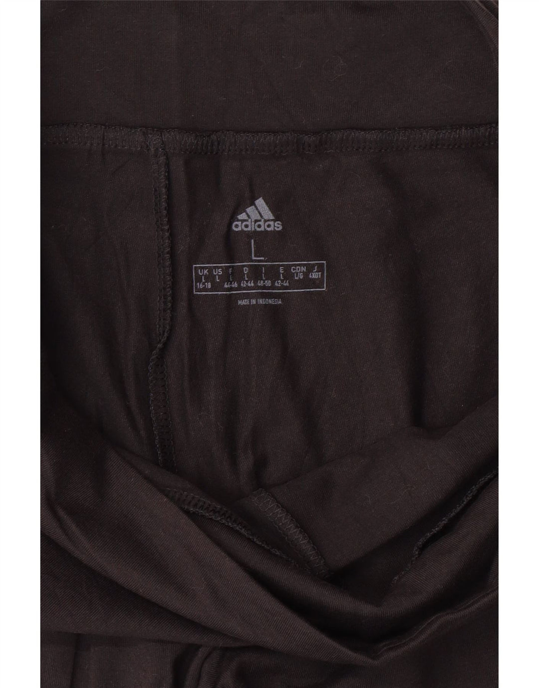 Leggings grafic ADIDAS pentru femei UK 16/18 mare negru