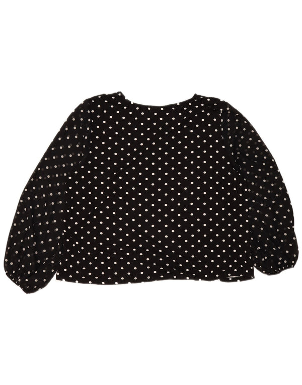 Bluză cu mânecă lungă pentru femei Marks & Spencer Autograph UK 14 Medium Black