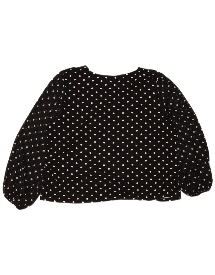 Bluză cu mânecă lungă pentru femei Marks & Spencer Autograph UK 14 Medium Black