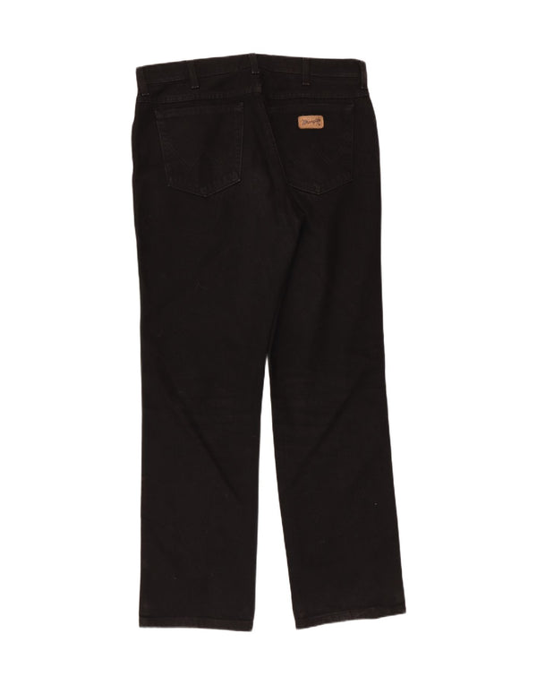 WRANGLER Blugi drepte pentru bărbați Texas W36 L32 bumbac negru