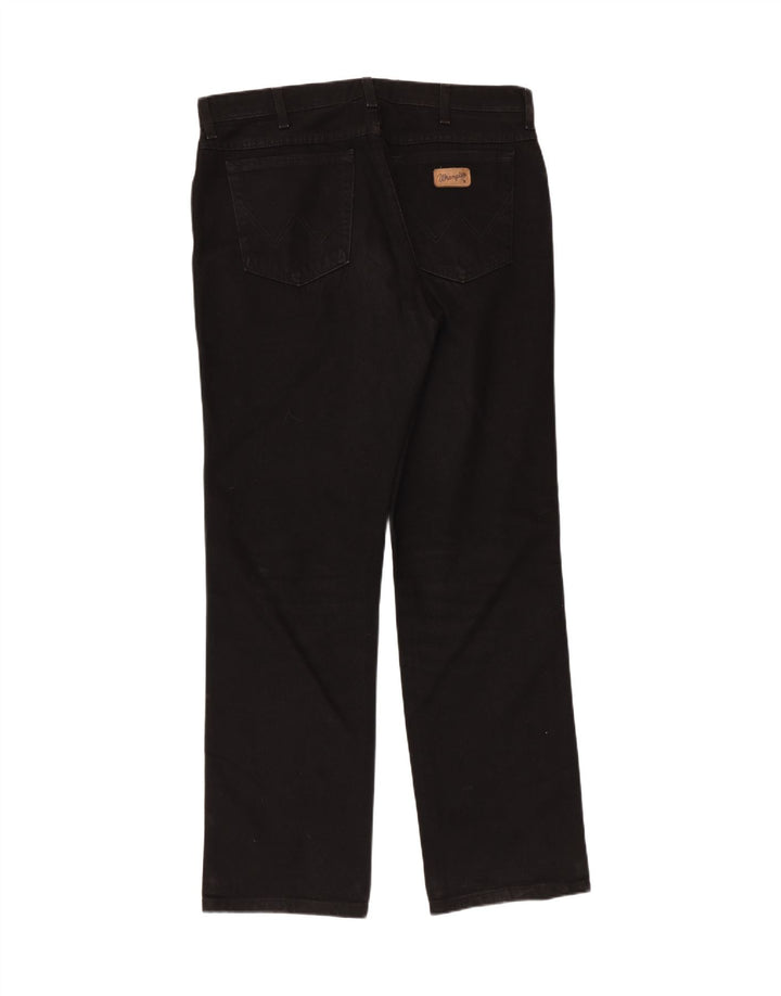 WRANGLER Blugi drepte pentru bărbați Texas W36 L32 bumbac negru