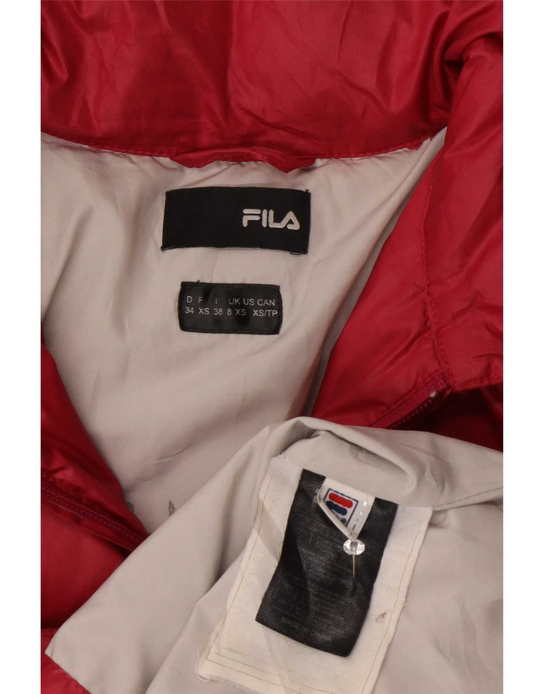 Jachetă căptușită pentru femei Fila UK 8 Small Pink Poliester