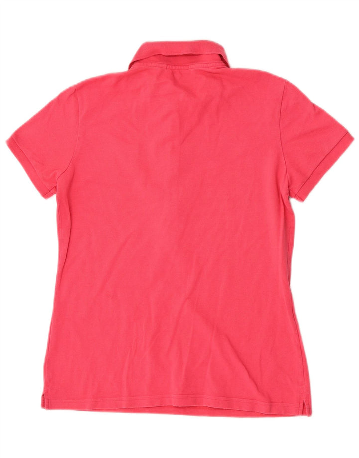 Tricou polo Lacoste pentru femei marimea 40 bumbac roz mediu