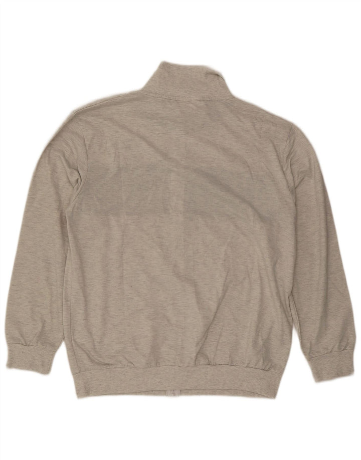 Jachetă de trening pentru bărbați Kappa, 2XL, poliester color bloc, gri