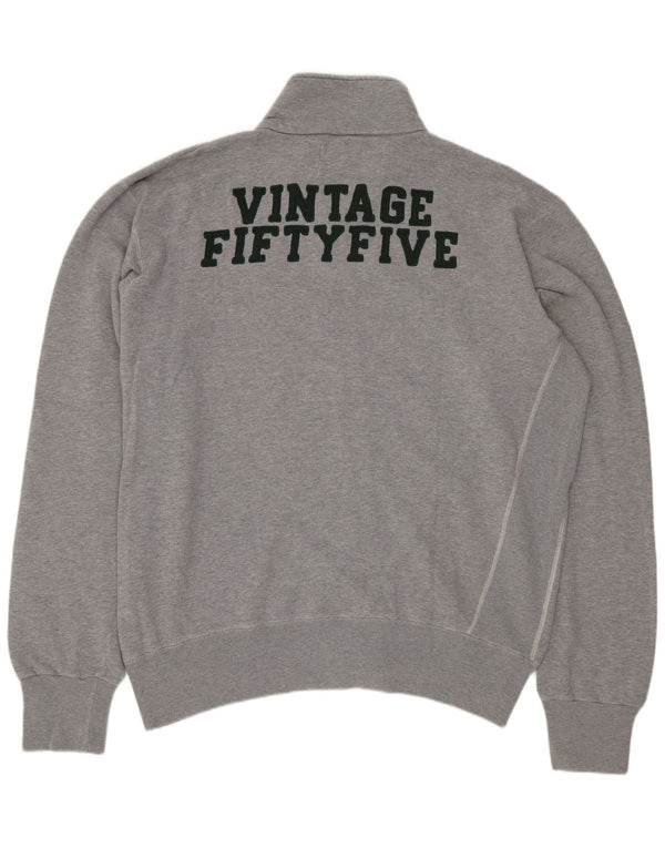 VINTAGE Trening grafic pentru bărbați Jachetă XL, bumbac gri