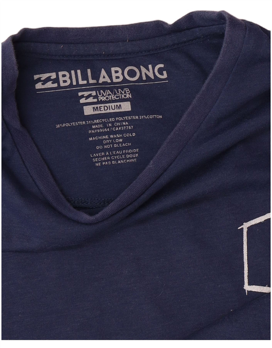 BILLABONG Tricou cu grafic pentru femei Top UK 14 Medium Bleumarin Poliester