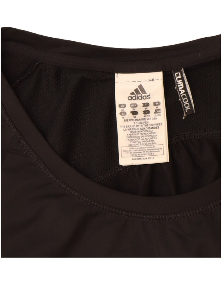 Tricou Adidas Climacool pentru femei Top UK 22 XL Poliester negru