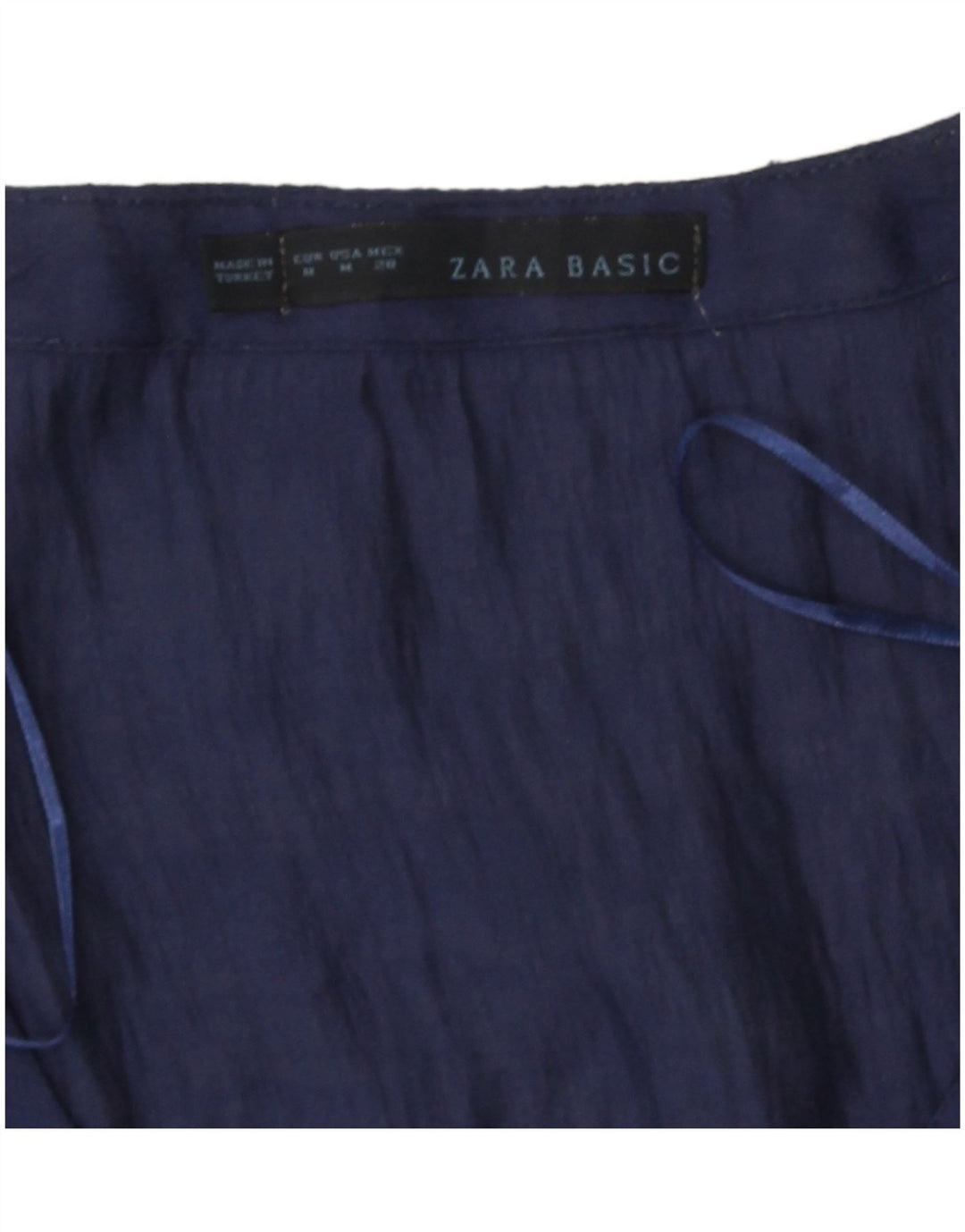 Bluză pentru femei Zara UK 12 Medium Bleumarin