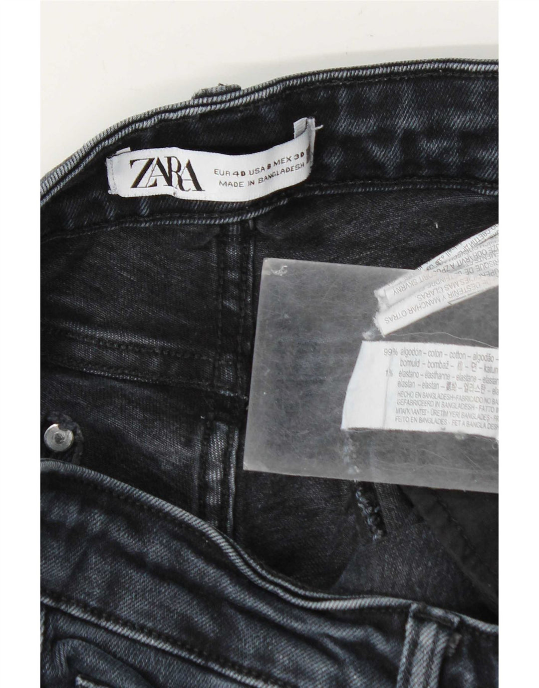 Blugi slim pentru femei Zara EU 40 Medium W30 L26 Bumbac bleumarin