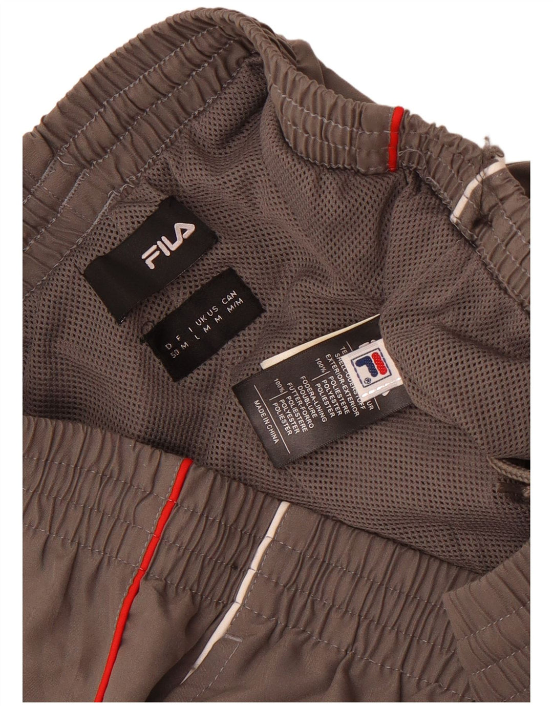 Pantaloni de trening Fila pentru bărbați, gri mediu, poliester