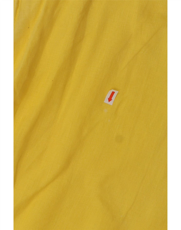 Bluză fără mâneci pentru femei VINTAGE UK 18 XL in galben