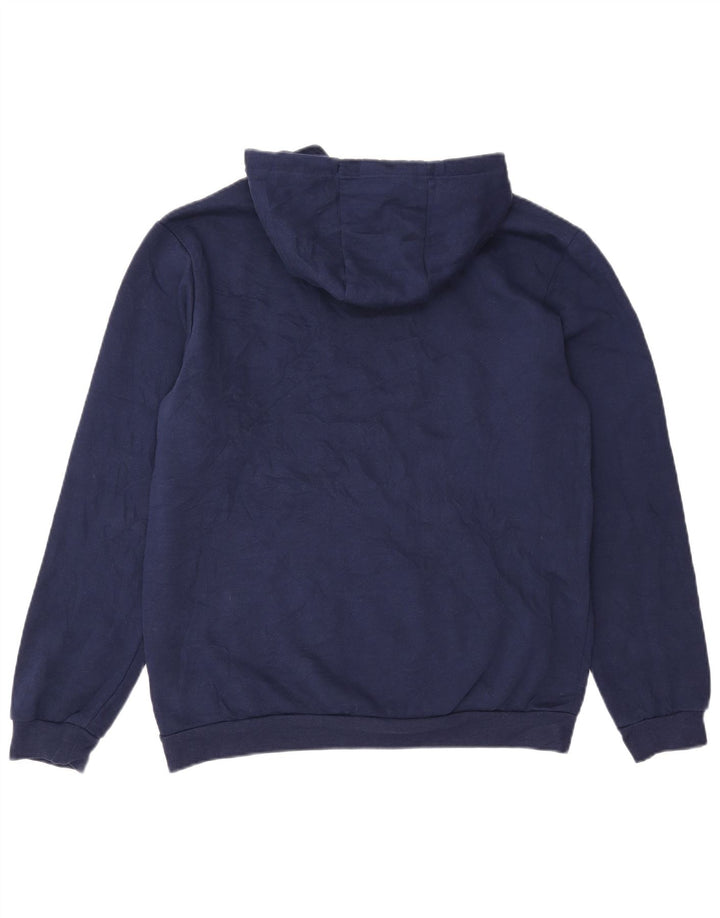 Pulover Adidas pentru bărbați, bumbac, albastru bleumarin mediu