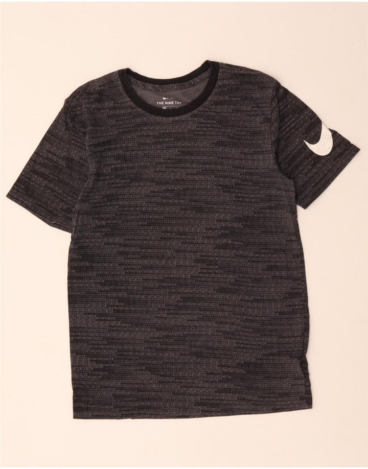 Tricou grafic pentru bărbați NIKE Top mic, gri, bumbac