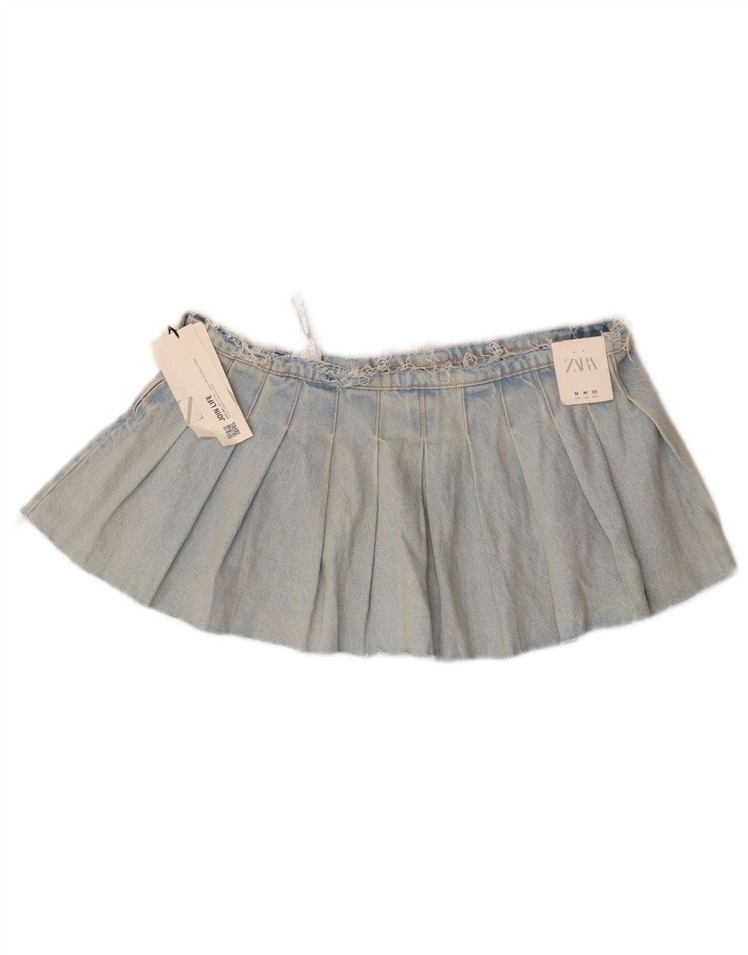 Fusta Mini Denim Zara Femei Mediu W28 Bumbac Albastru