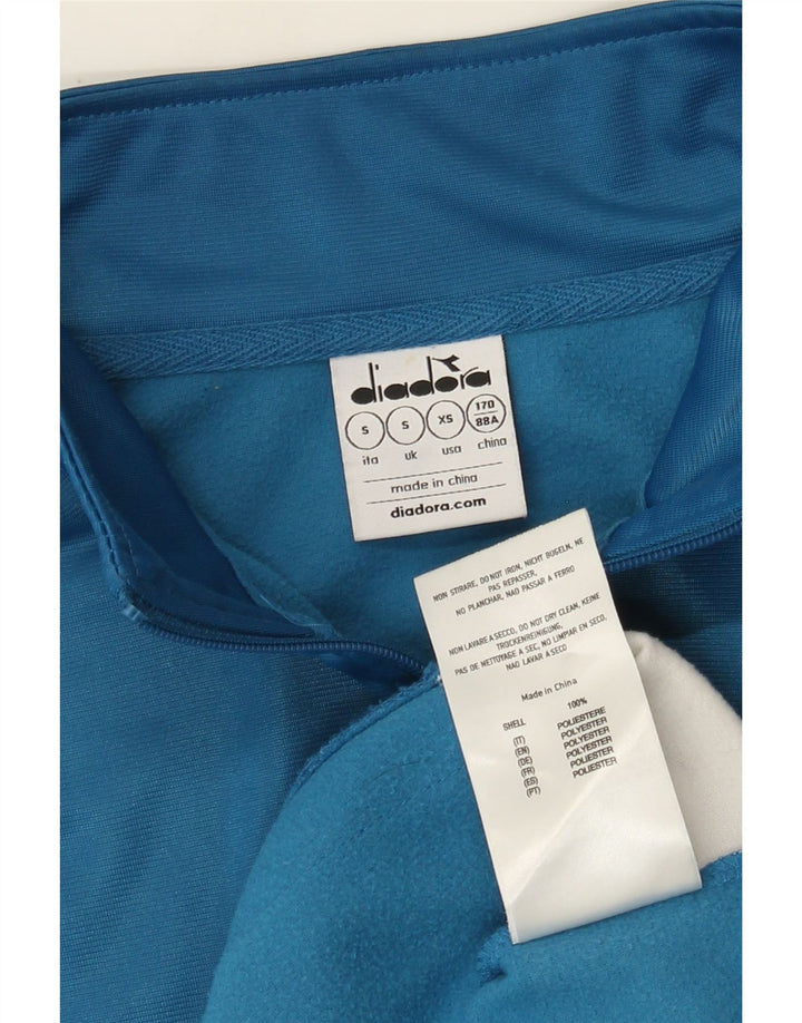 Jachetă de trening pentru bărbați Diadora, albastru, poliester color bloc
