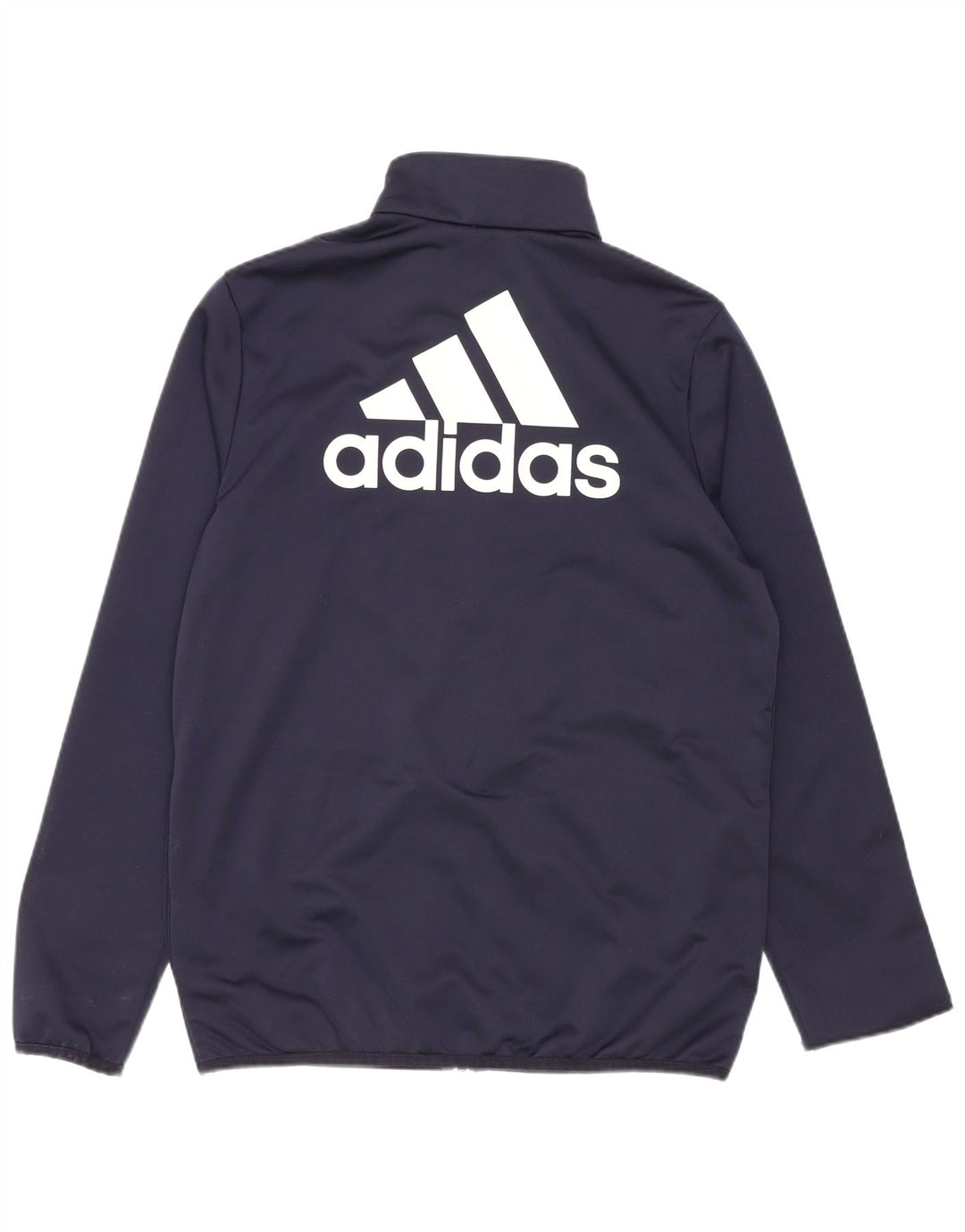 Jachetă de top pentru trening cu grafic pentru băieți Adidas 13-14 ani poliester bleumarin