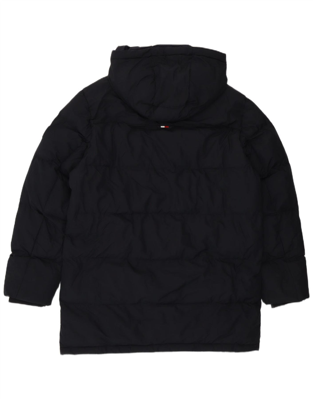 Jachetă căptușită cu glugă pentru bărbați Tommy Hilfiger UK 40 Poliester mare bleumarin