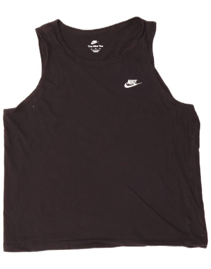 Vestă pentru bărbați Nike XL, bumbac negru