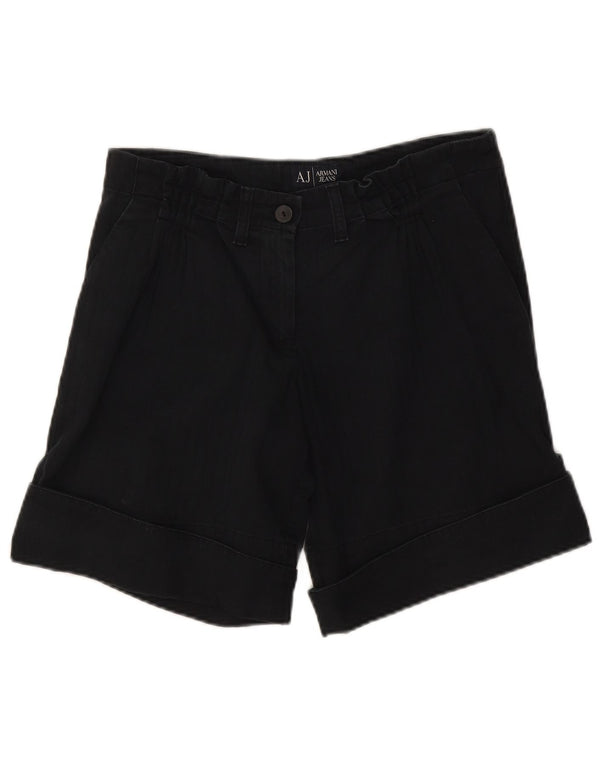 Pantaloni scurti chino Armani pentru femei EU 40 Medium W27 Bumbac cu dungi negre