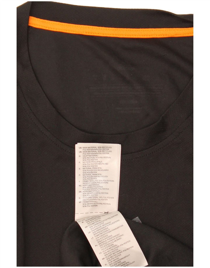 Tricou grafic pentru bărbați Adidas Top Mediu Poliester Negru