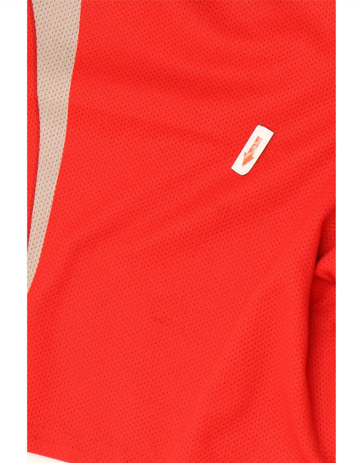 Pantaloni scurți sport grafic Champion pentru bărbați, mari, roșii, din poliester