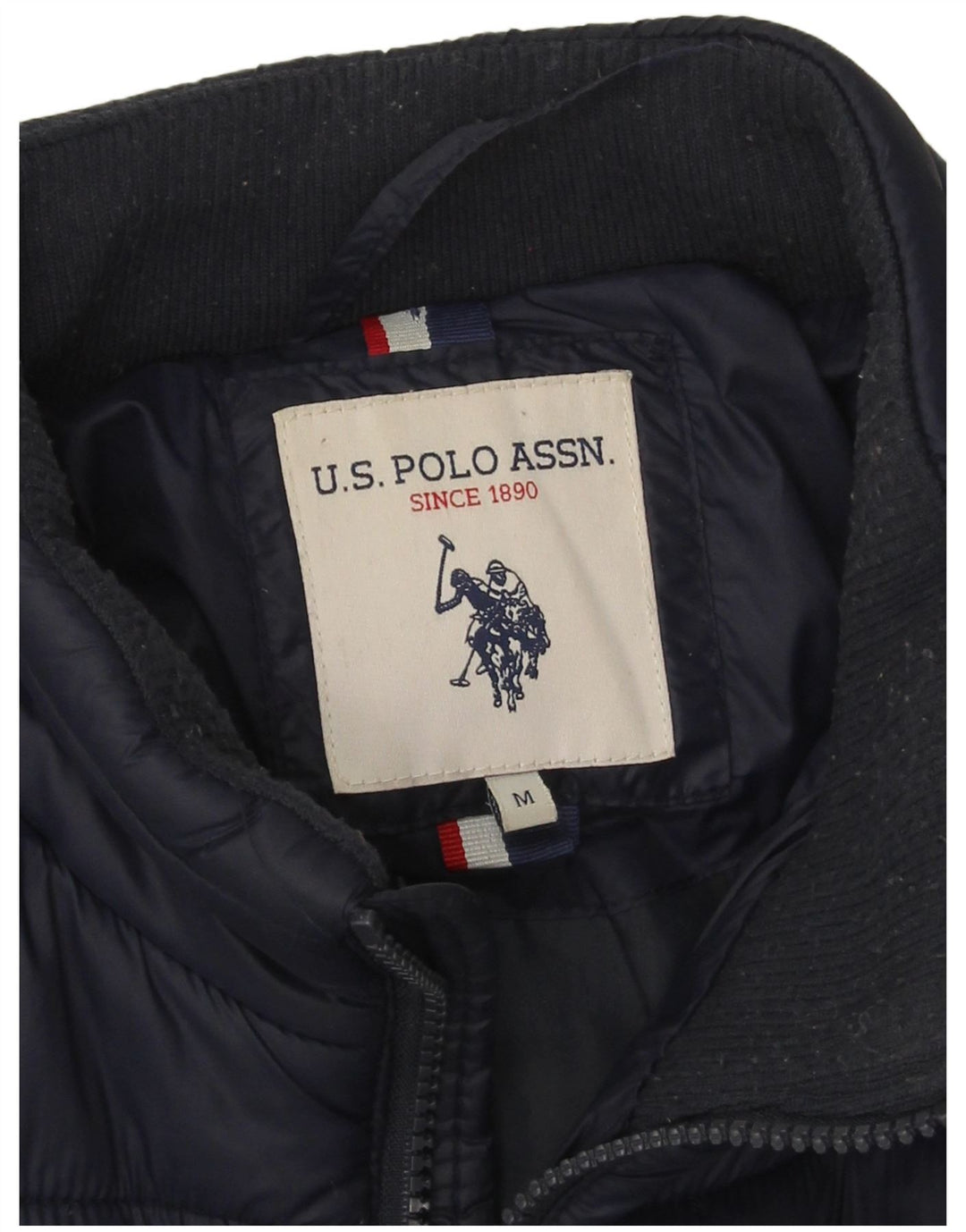 U.S. Polo Assn. Jachetă căptușită pentru bărbați UK 38 Medium Navy Blue Marine