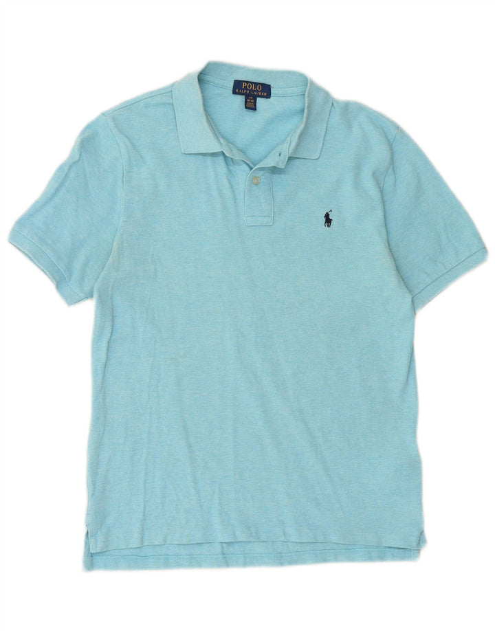 POLO RALPH LAUREN Tricou Polo Băieți 14-15 Ani Mare Bumbac Albastru