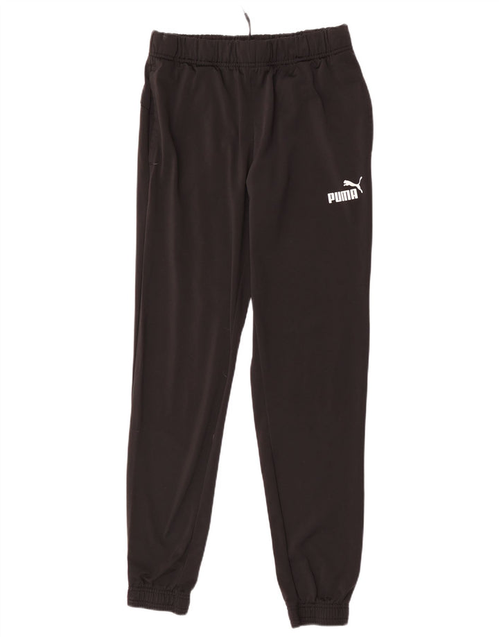 Pantaloni de trening PUMA pentru femei, Joggers, Mărimea UK 12, Mediu, Negru, Poliester