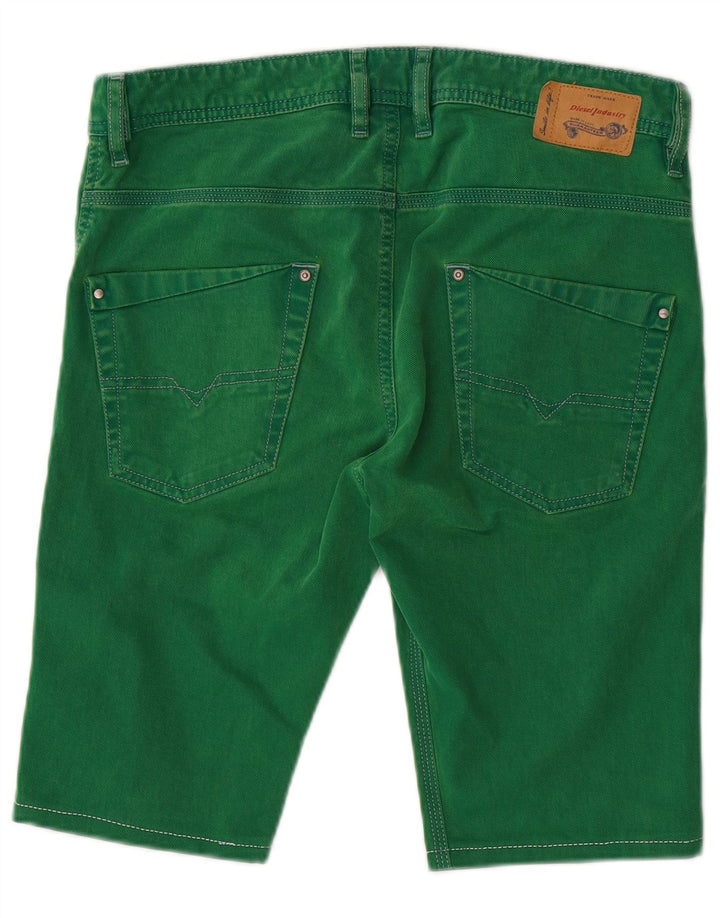 DIESEL Pantaloni Scurt Denim Băieți 15-16 Ani W32 Bumbac Verde