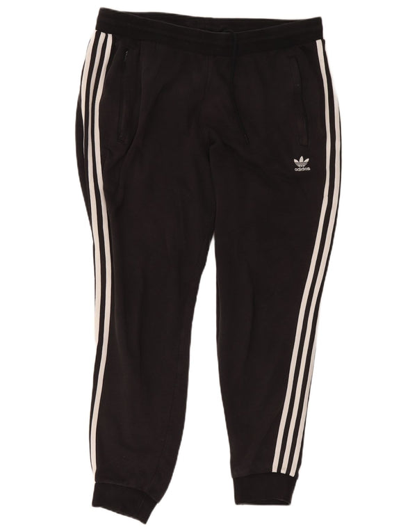 Pantaloni de trening Adidas pentru femei Pantaloni de jogging UK 18 XL Bumbac negru