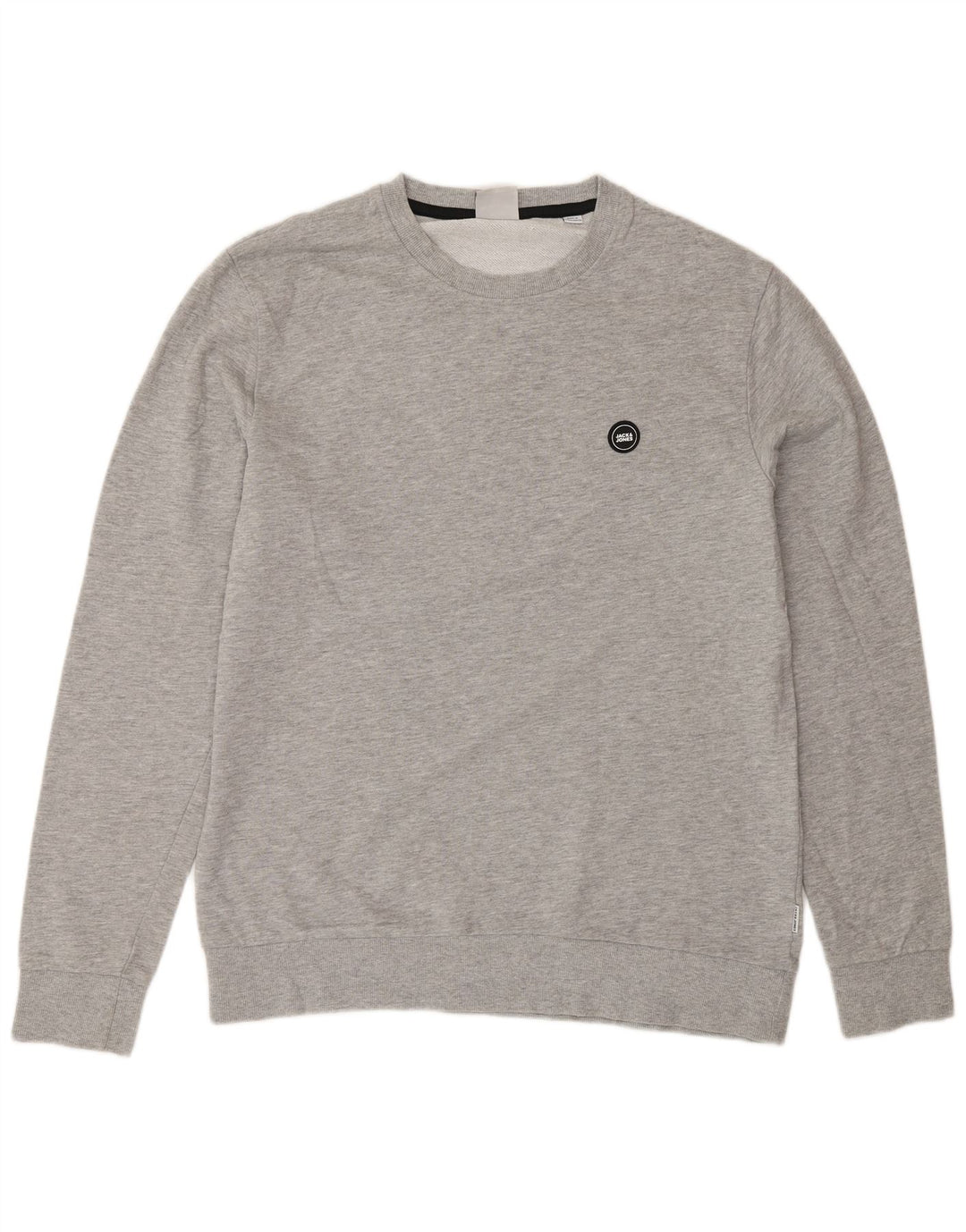 Pulover pentru bărbați Jack & Jones Pulover mare din bumbac cu pete gri