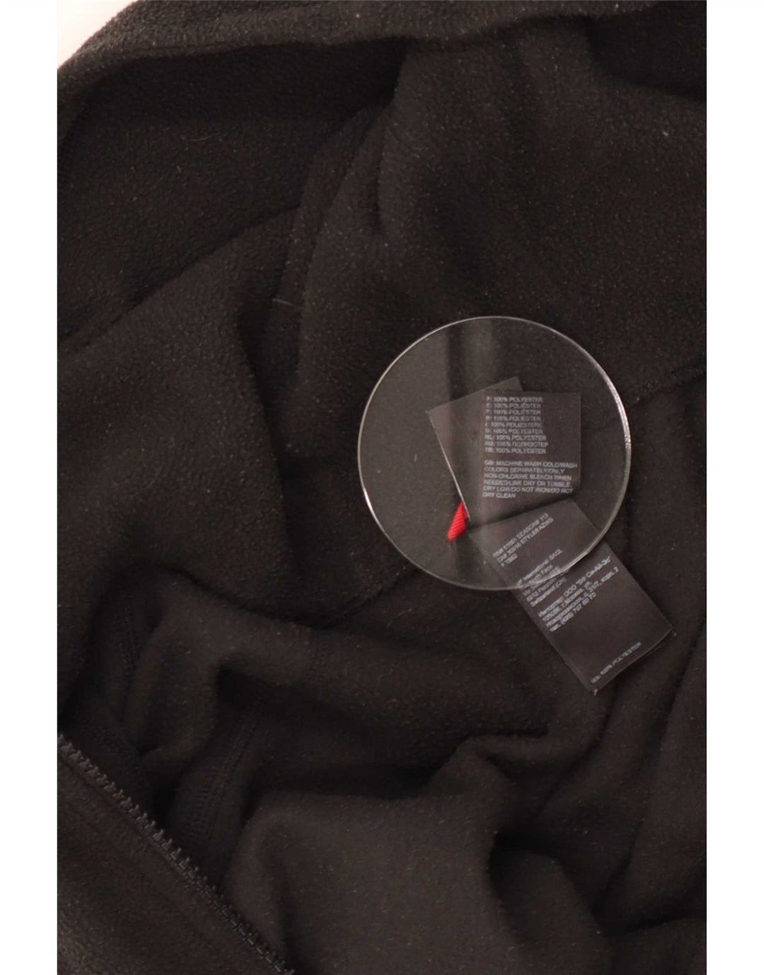 Jachetă polară cu glugă The North Face pentru femei UK 12 Poliester mediu negru
